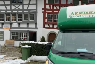 Removals Truck in Switzerland